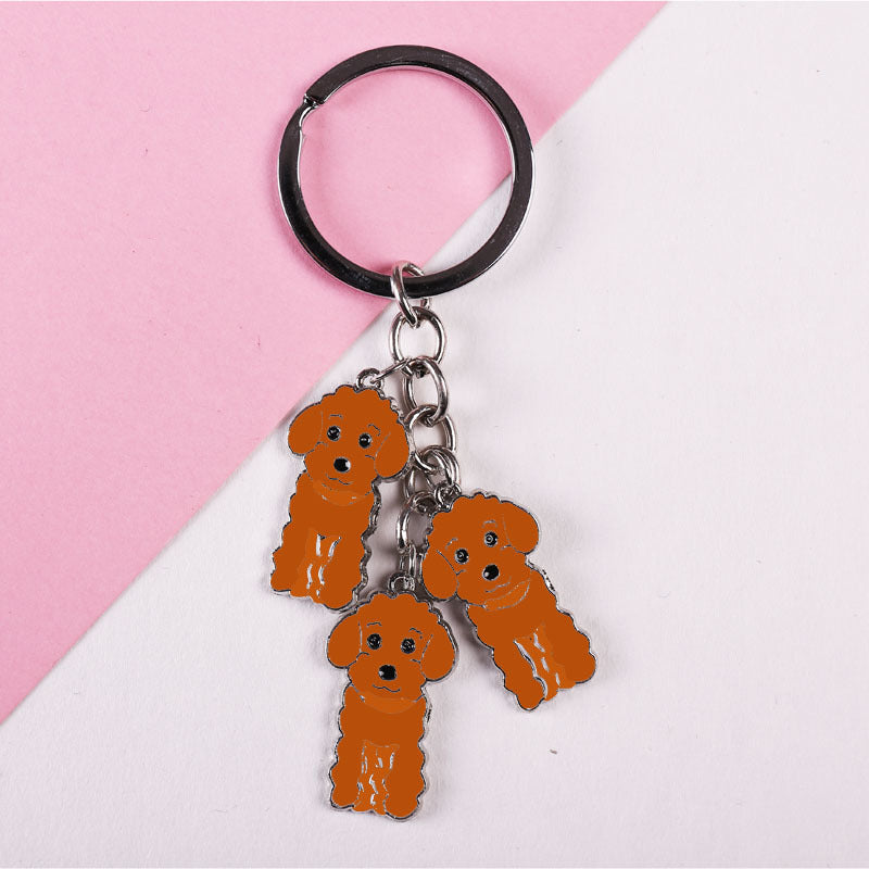 Wholesale Zinc Alloy Pet Dog Car Key Ring